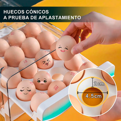 Organizador De Huevos Caja Para 40 Huevos