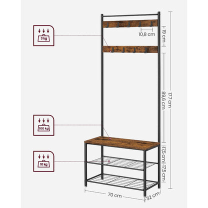 Mueble Recibidor Perchero